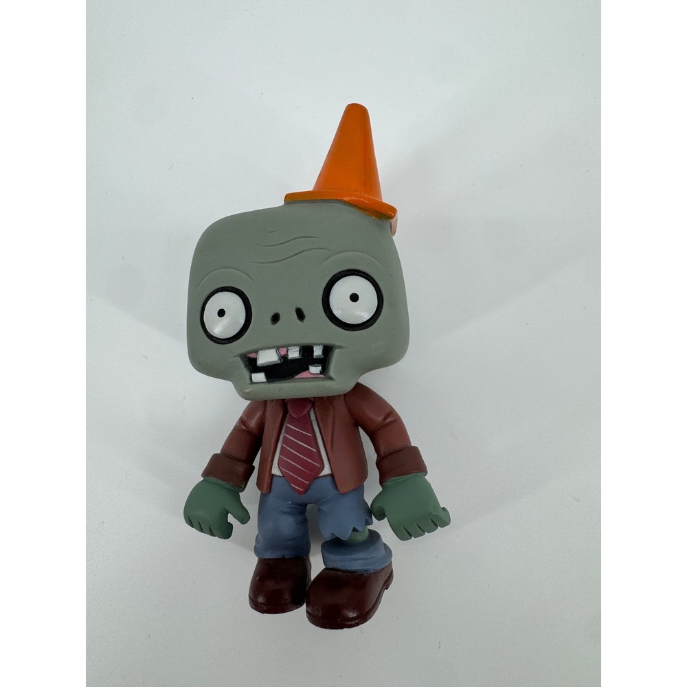 Funko Plants vs‎ Zombies Conehead Zombie Vinyl Figure 2012 Green 4" PopCap Games